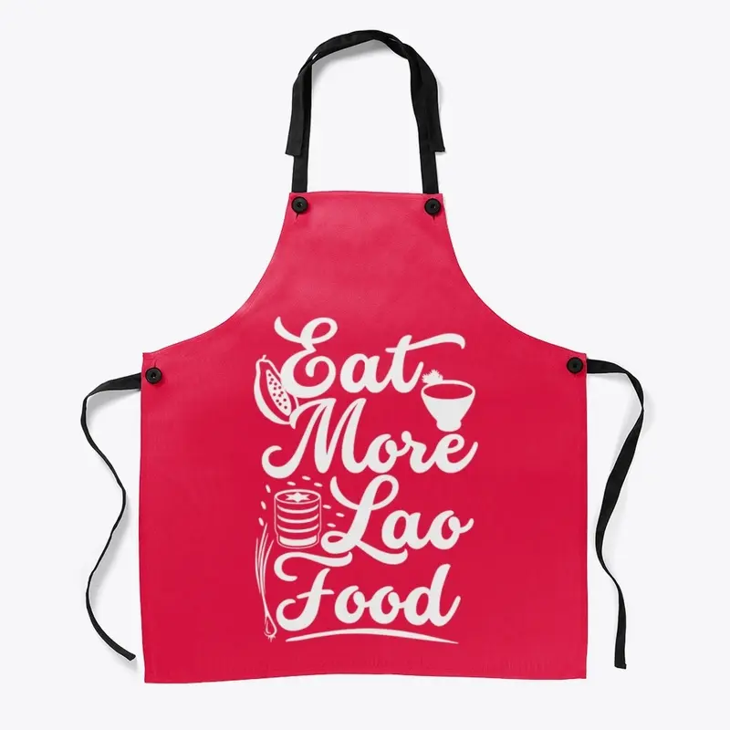 Eat More Lao Food Apron